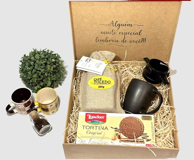 presentes criativos para amiga - kit café