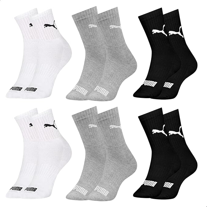 PUMA Kit 6 Pares de Meia Puma Cano Médio
